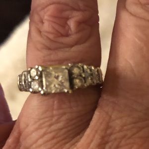 1.5 carat diamond wedding ring. Size 5